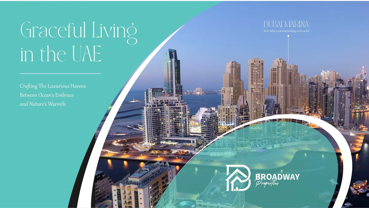 Real estate company profile design for Broadway Properties